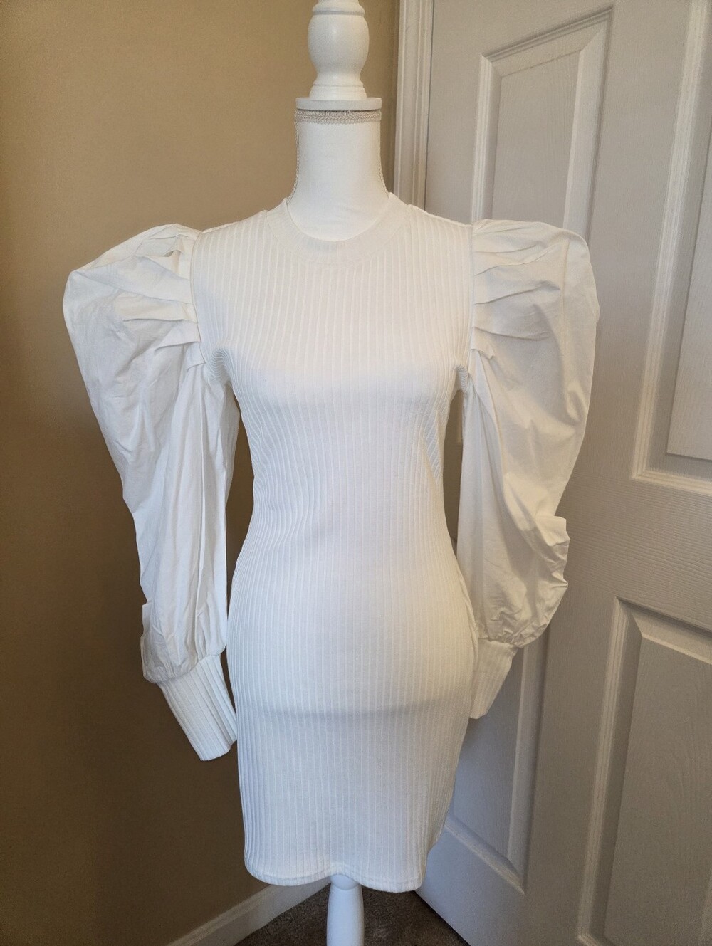 ELLIATT Aludra Long Sleeve White Dress Size Small